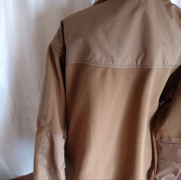 Condor Jacket 601 MensXL Brown Alpha Micro Fleece Tactical Full Zip Outdoor. XL - Picture 7 of 11